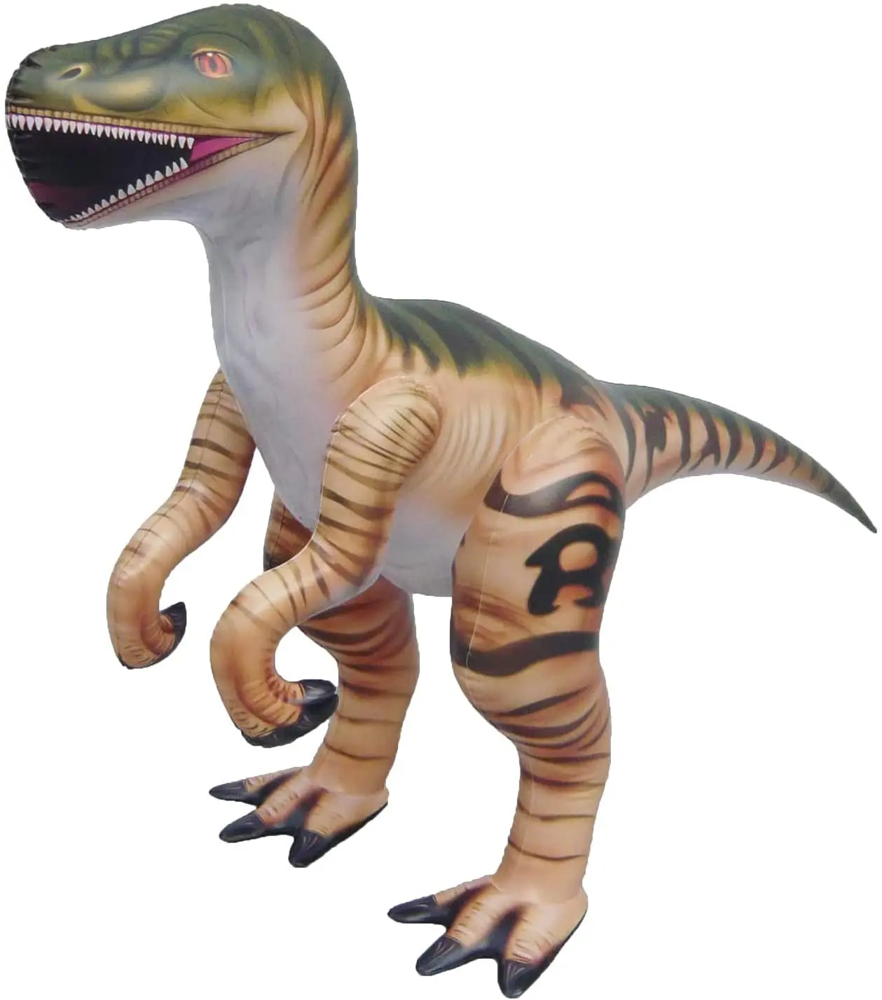 

Jet Creations 51 inch Inflatable Plush Velociraptor Raptor, Dinosaur World Jurassic Room Décor Party Favors Decorationspopsitqrc