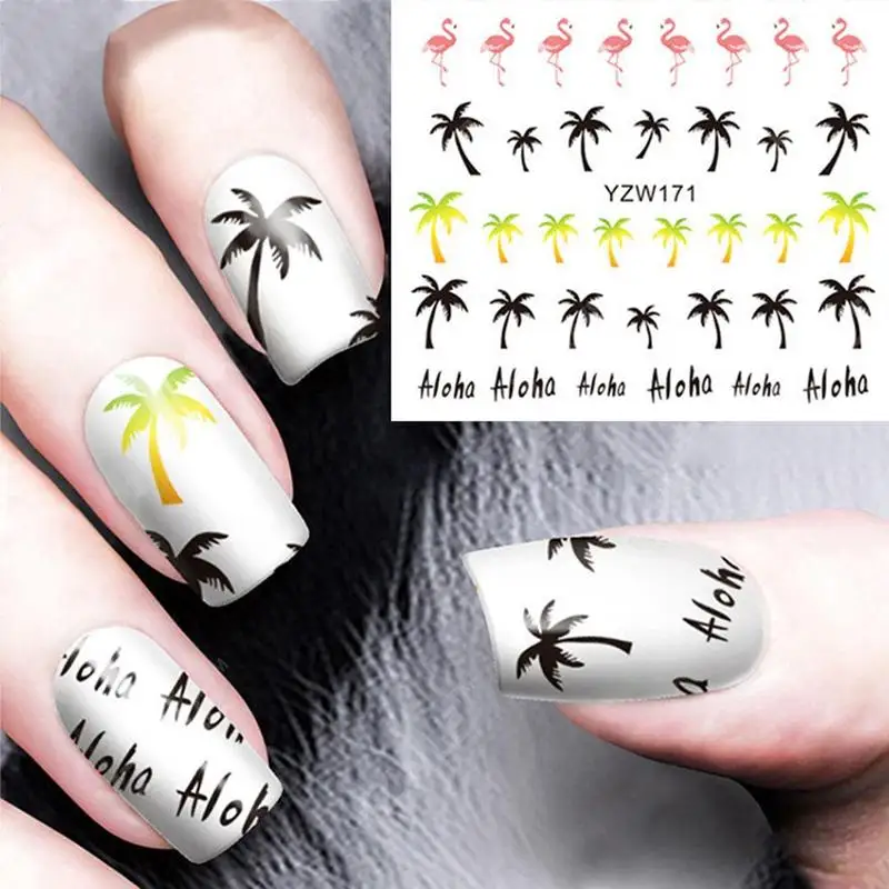 Гель лак для ногтей с водными переводами|Стикеры и наклейки| |