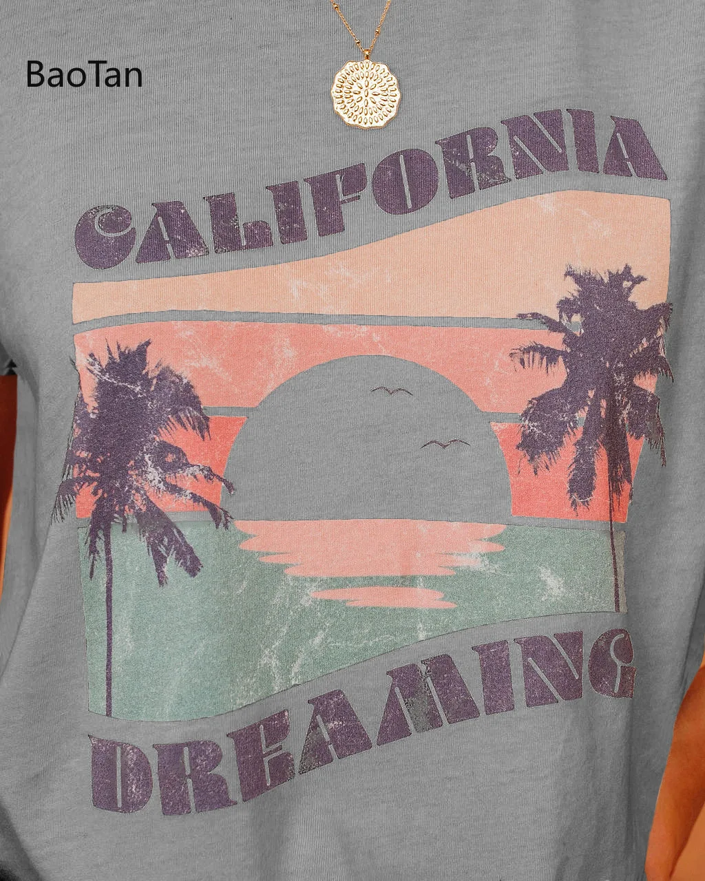 

T Shirt Casual Summer Woman Tshirts Graphic Print Round Neck Short Sleeve Ladies T-shirt