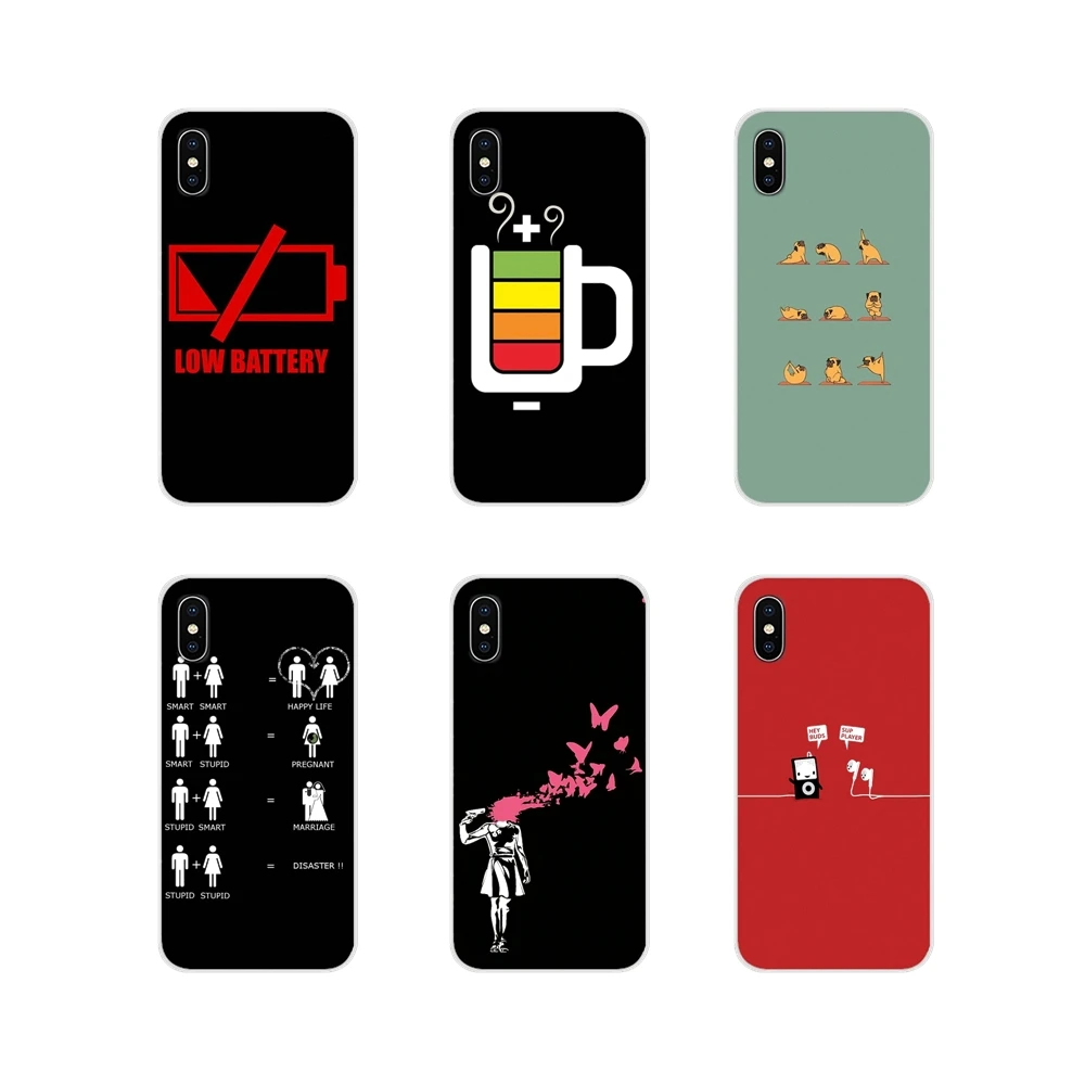 Простой жизненный цикл батареи Забавный силиконовый чехол для samsung Galaxy S3 S4 S5 Mini S6