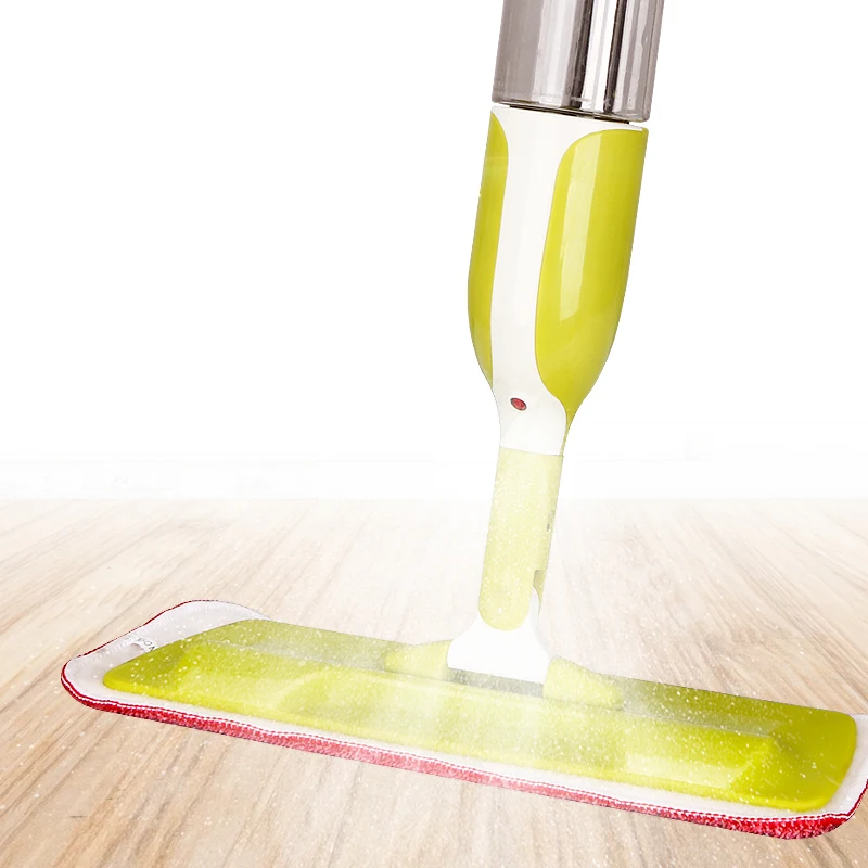 

Free Hand Squeeze Spray Mop Floor Mops with Reusable Microfiber Pads Household Cleaning Tools Bathroom Flat Mop