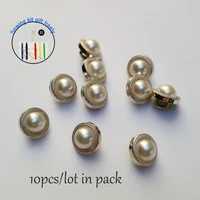 fashion diy 10pc pearl buttons for cardigan shirt button for clothes diy craft accessories for kids clothes
