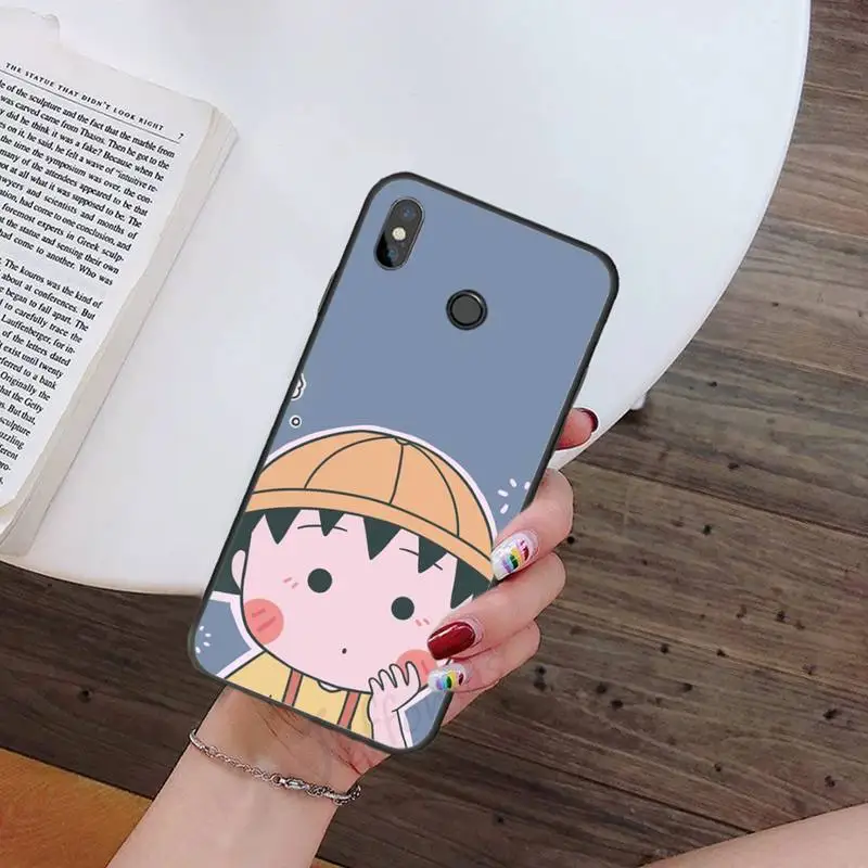 

Chibi Maruko-chan Phone Case For Xiaomi Redmi mi note max 3 5 6 8 9 10 t S SE lite pro Soft Silicone Shell Cover Funda