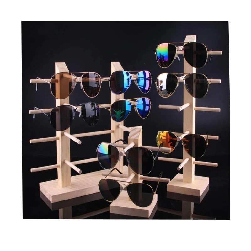 Многослойная подставка для очков из натурального дерева | Дом и сад