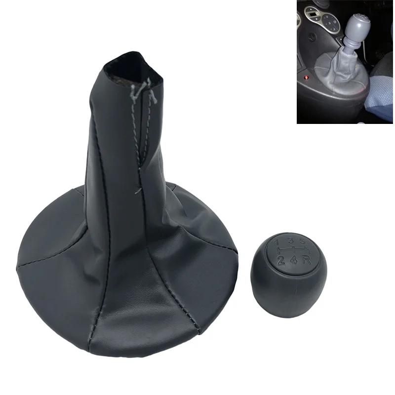 5 Скорость Шестерни головки рукоятка рычага переключения передач ручной мяч кожа