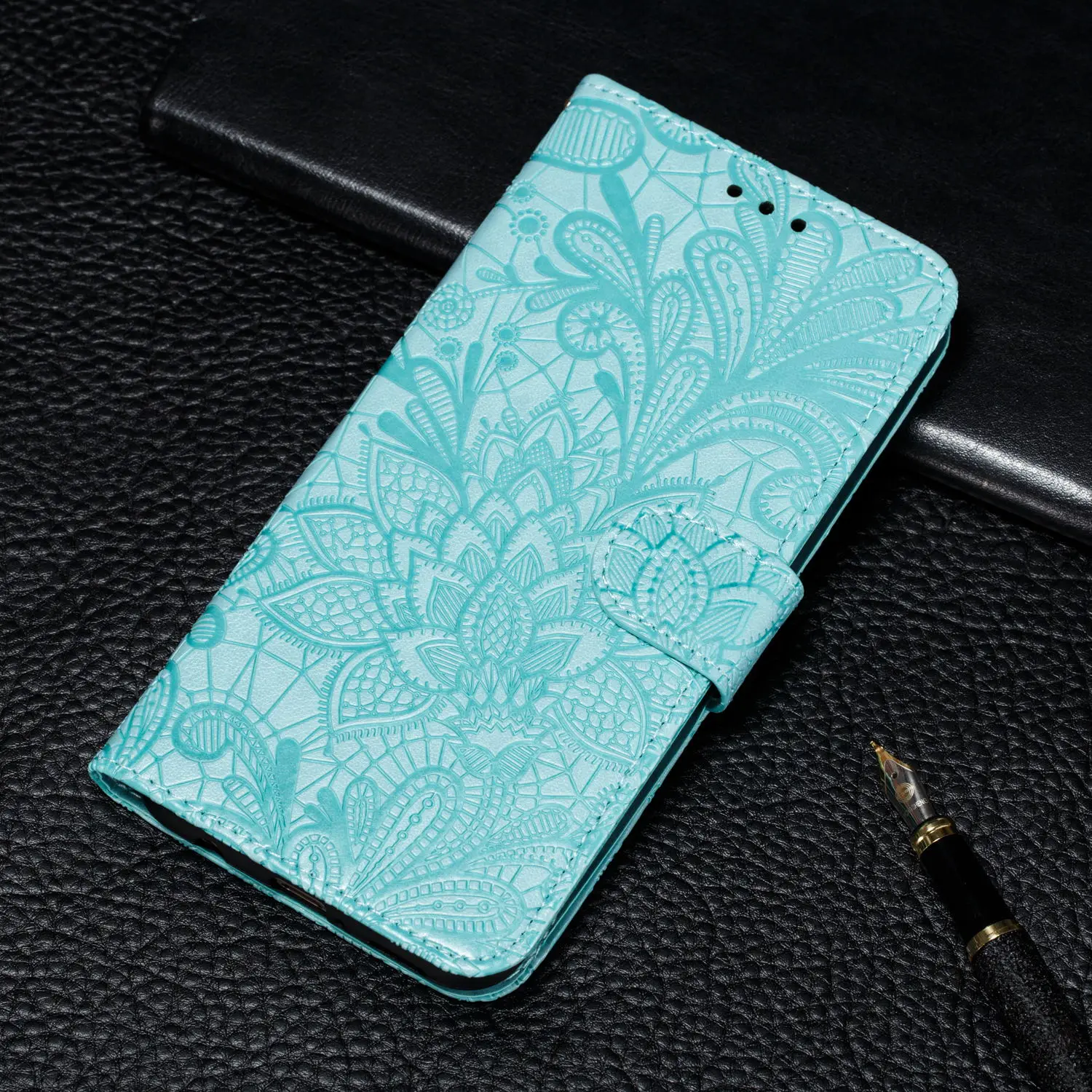 Кожаный чехол-бумажник в стиле ретро чехол-книжка для Samsung Galaxy A10 A20 A20E A71 A40 A50 A60 A70 S9