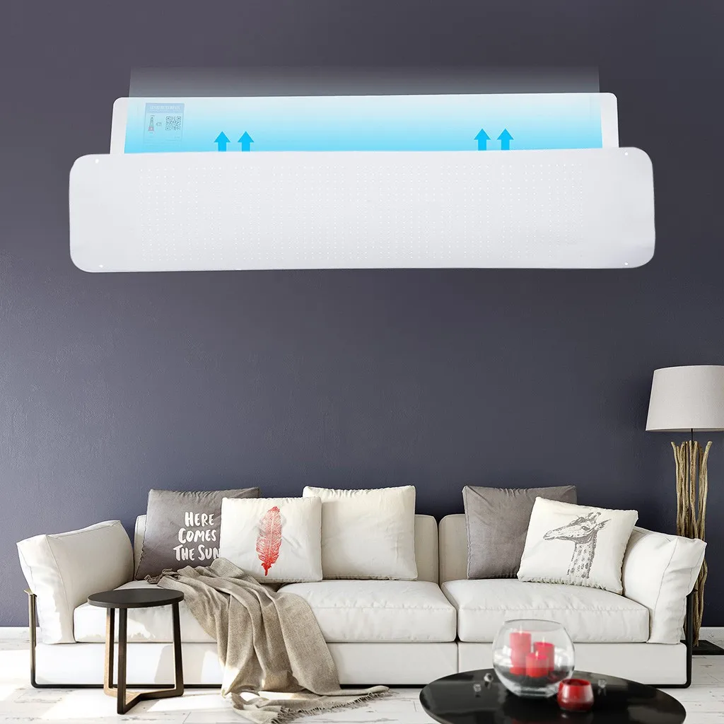 Регулируемая Крышка для кондиционера прямое защитное стекло от ветра