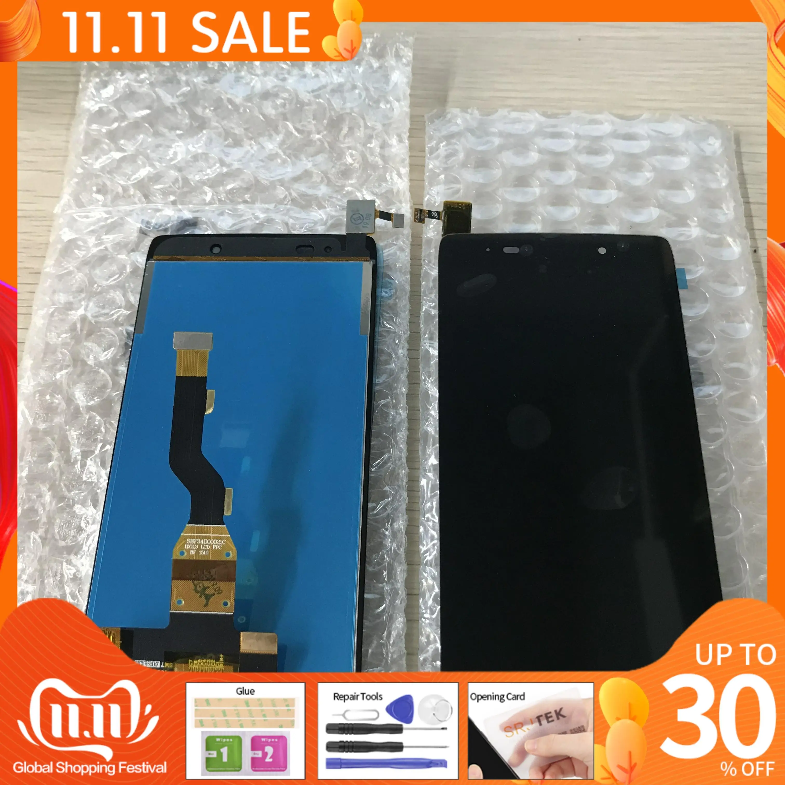 Тест Экран для Alcatel One Touch Idol 3 OT6039 ЖК-дисплей 6039 6039A 6039K 6039Y Дисплей кодирующий