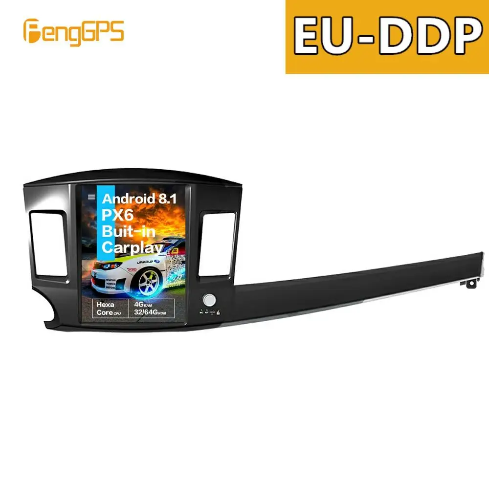 

Car multimedia player For Mitsubishi Lancer 2007-2017 Stereo Radio Audio Tesla Screen Android PX6 autoradio GPS Navi DVD player