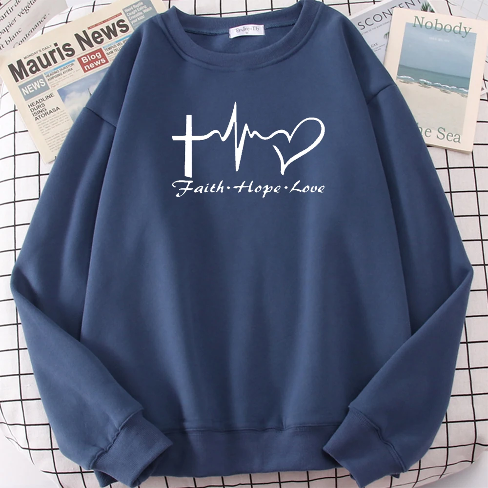 

Мужской свитер с надписью Failh Flope, одежда с принтом Love, Мужская модная Толстовка Оверсайз с круглым вырезом, 1 шт., на заказ