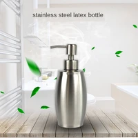 dwz rugby type 304 stainless steel soap dispenser oval drum shape hand sanitizer bottle 350ml