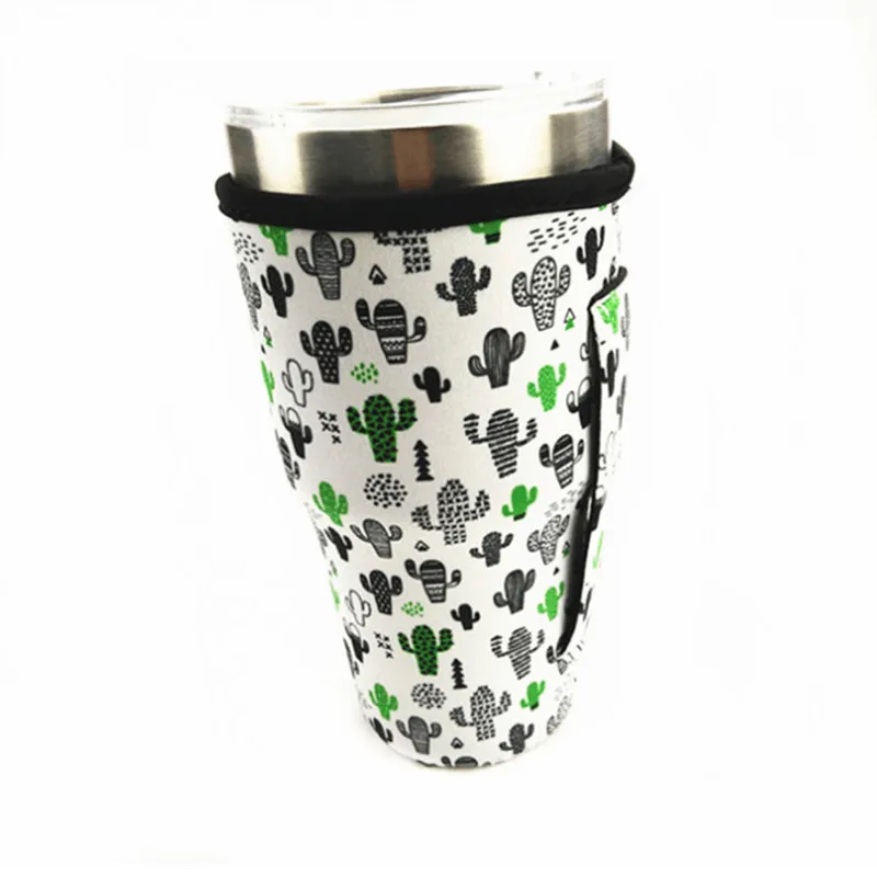 10 шт./лот с леопардовым принтом Радужный чехол для бутылки подсолнухами