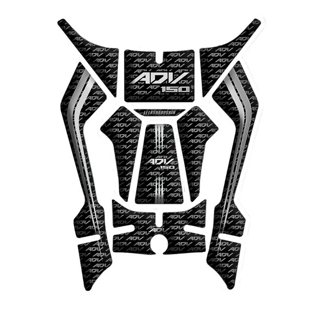 

Mtkracing para adv150 adv 150 2019 2020 танк-де-комбината да мотоциклика adesivo защитная 3d этикета Танк Комбинация
