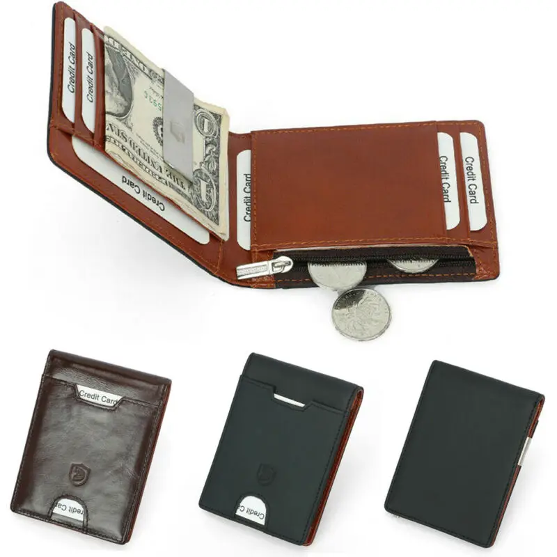 2019 новый мужской кошелек для карт ретро классический двойной складной клатч без