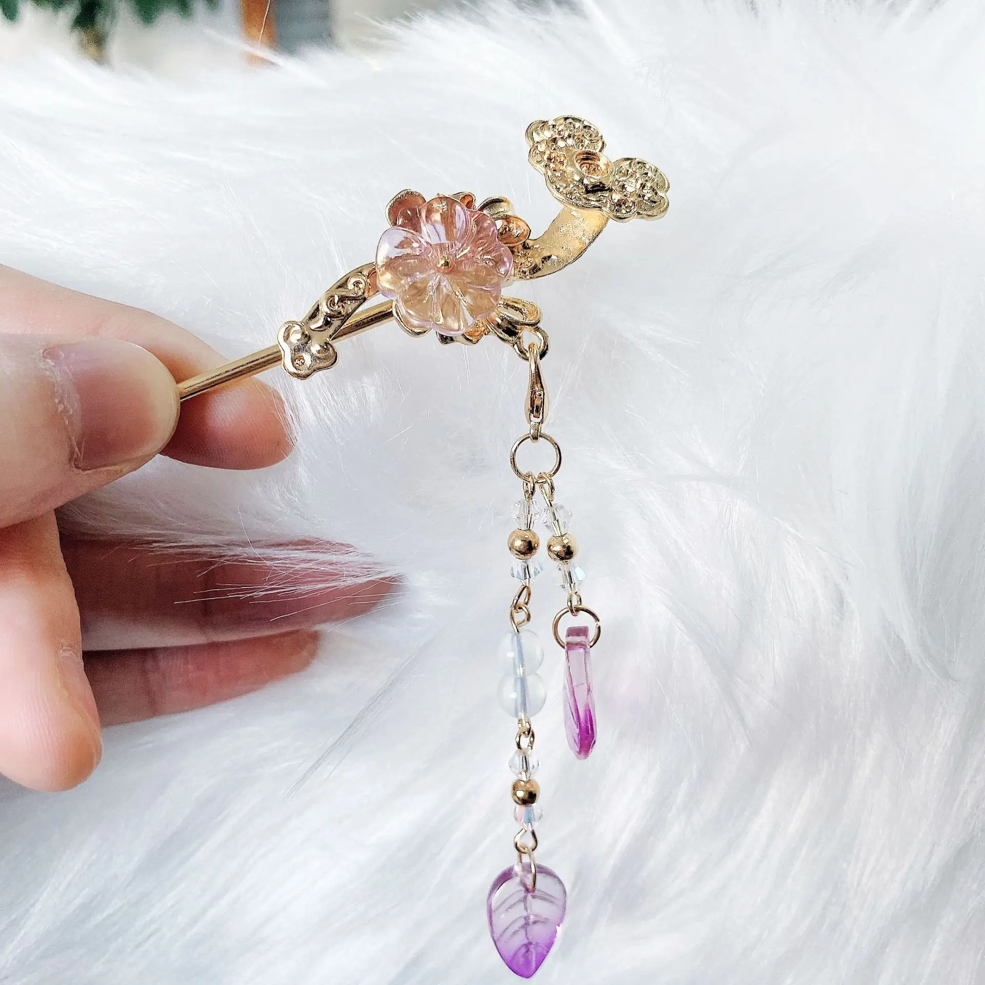 Заколка для волос в древнем стиле Ruyi Hair Stick Daily Hanfu головной убор аксессуары с