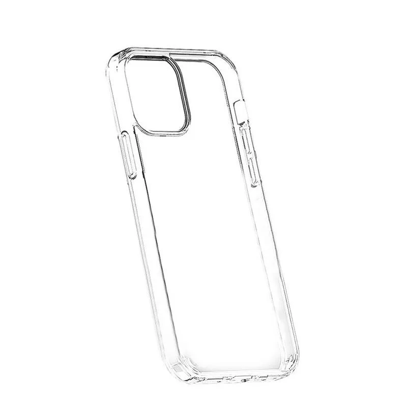 

Protective Case For iPhone 12/ 12 Max /12 Pro /12 Thin Slim Transparent Back TPU Cover Max Crystal Soft Pro Clear Shockproo E0W6