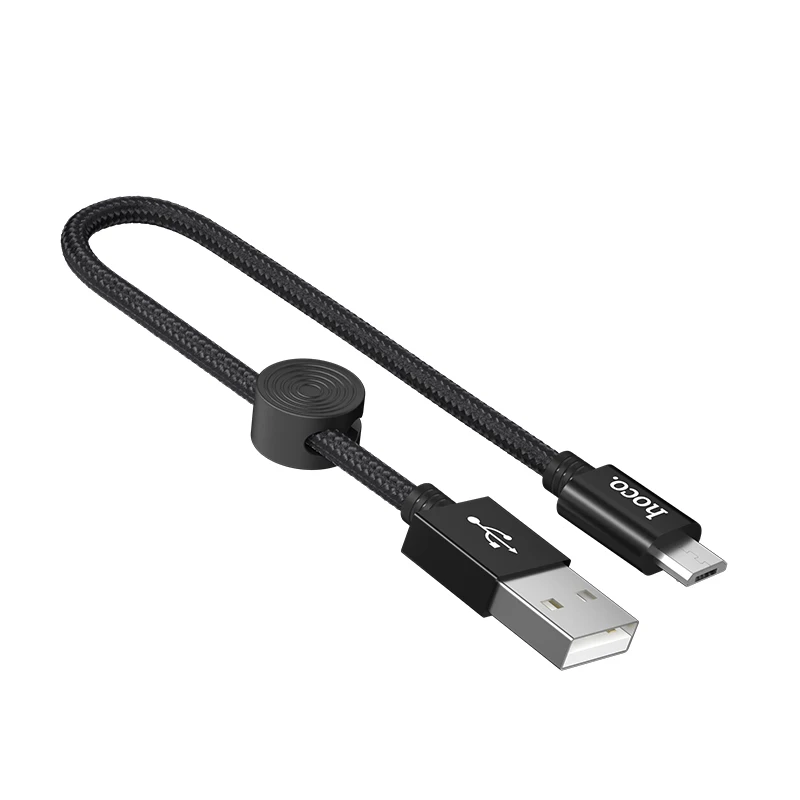 Беспроводное зарядное устройство HOCO Micro USB кабель 2.4A нейлоновый быстрой зарядки