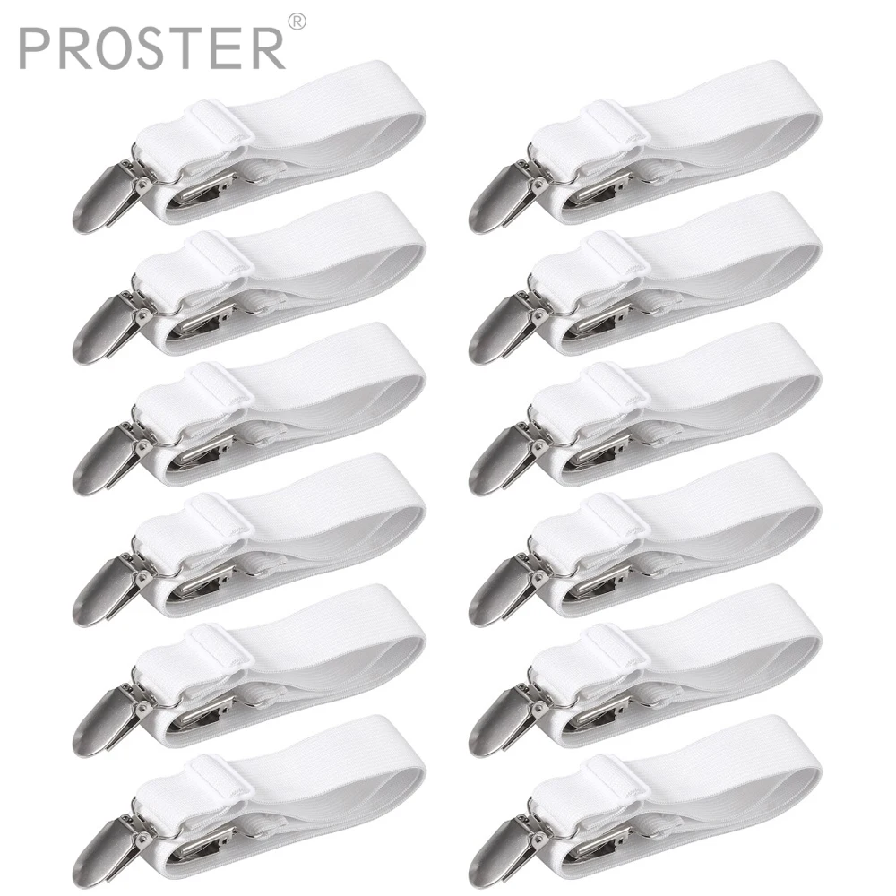 12 шт. зажимы подвески для простыни из металлического сплава эластичный