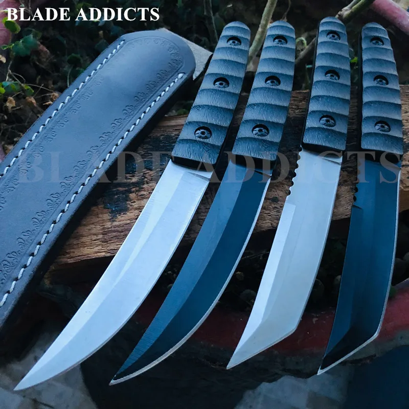 Высокое качество японский ниндзя катана фиксированное лезвие G10 Ручка