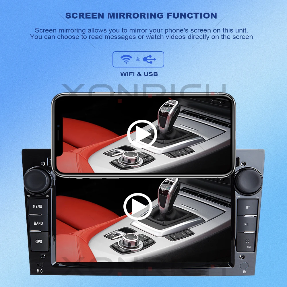 Фото Автомобильный мультимедийный плеер 2 Din, Android 10, без DVDPlayer, для Opel Vectra C, Zafira B, Corsa, D, C, Astra H, G, J, Meriva, Vivaro, GPS-навигация, радио №4