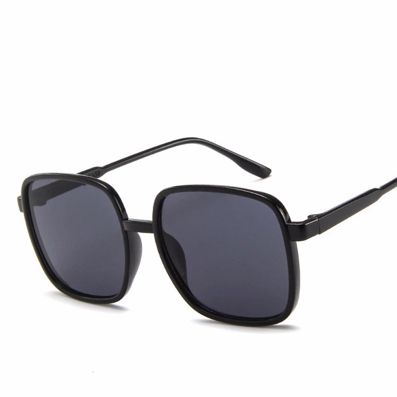 Женские роскошные негабаритные солнцезащитные очки женские большие квадратные