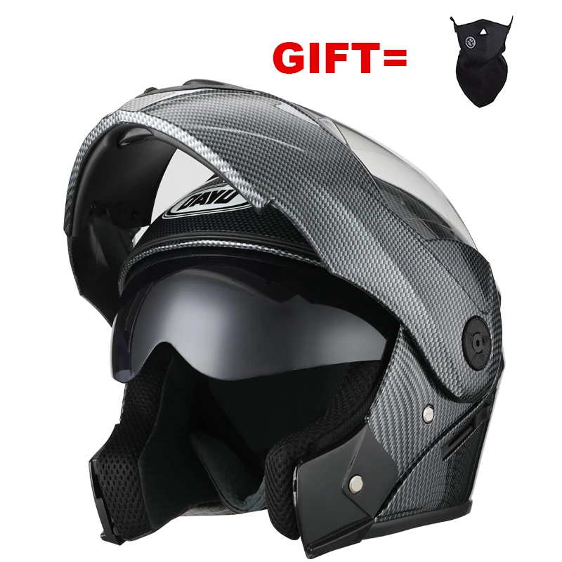 

Мотоциклетный шлем DOT rcycle, откидной шлем с двойным козырьком, защита от солнца, унисекс