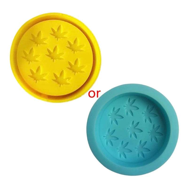 

DIY ремесла круглая пепельница с листьями силиконовая форма настольные украшения инструменты для изготовления Кристалл эпоксидная подстав...