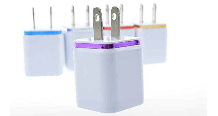 Wholesale 200Pcs/lot 2A+1A US Plug AC Power Adapter Home Travel Wall 2 port dual USB Charger for iPhone Samsung HTC | Мобильные