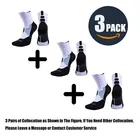 3 pairsProfessional Для мужчин дышащие велосипедные носки спортивные носки для баскетбола на длинные дистанции Нескользящие Компрессионные носки для велосипеда подъем