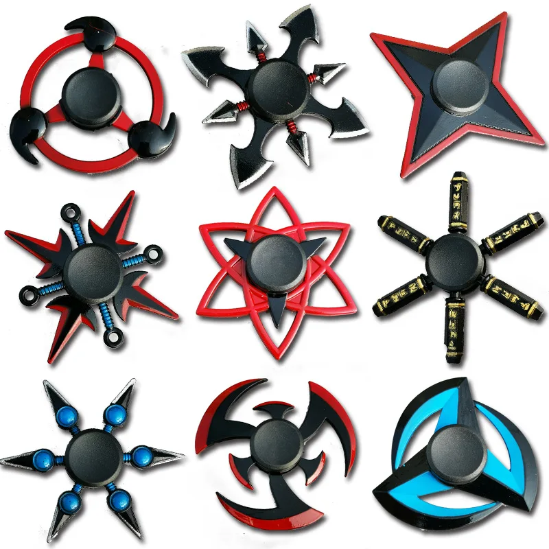 

Creative Zinc Alloy Fidget Spinner Metal Tri Hand Spinner Finger Focus Toy Smooth Electroplate Hybrid Bearing For Kids Gift