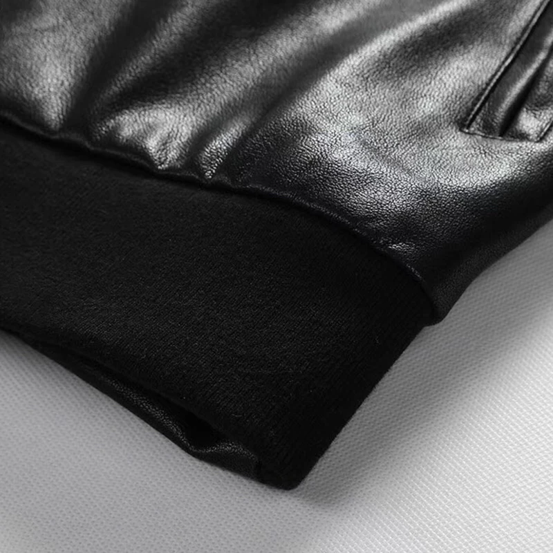 

Starbags PP Italian original luxury brand skull head winter new oil wax leather coat men's motorcycle leather jacket, counter