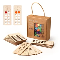 10pc20pcs 1set montessori 1 20 number boards montessori counting sorting toy for girls boys puzzle educational wooden math toys
