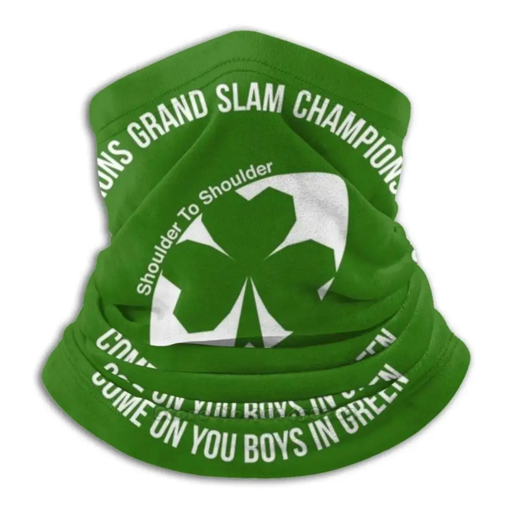 

Ireland - Grand Slam 2018 Bandana Scarf Mask Scarfs Neck Warmer Headwear Ireland Irish Ulster Connacht Leinster Munster Shamrock