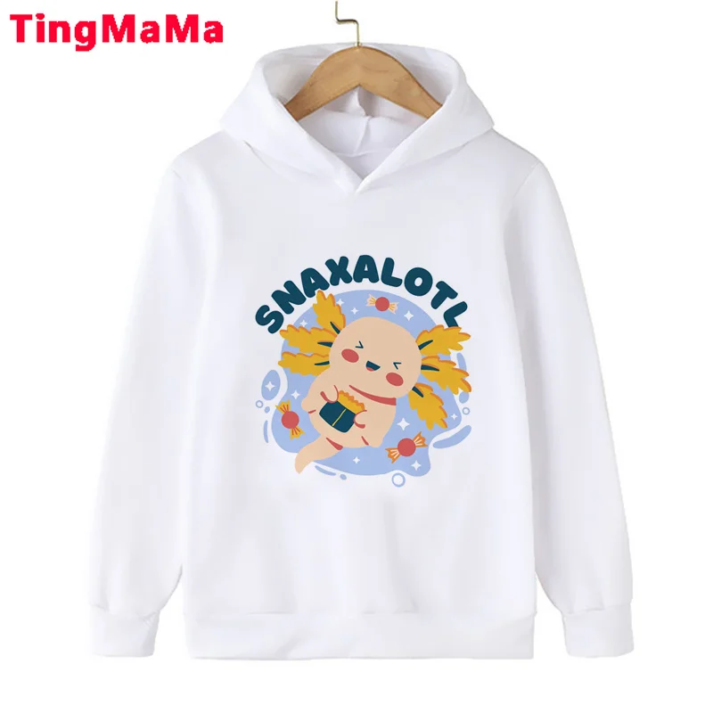 

Axolotl big bother teens teenage sweatshirt anime aesthetic funny Fleece dziecko clothing big bother