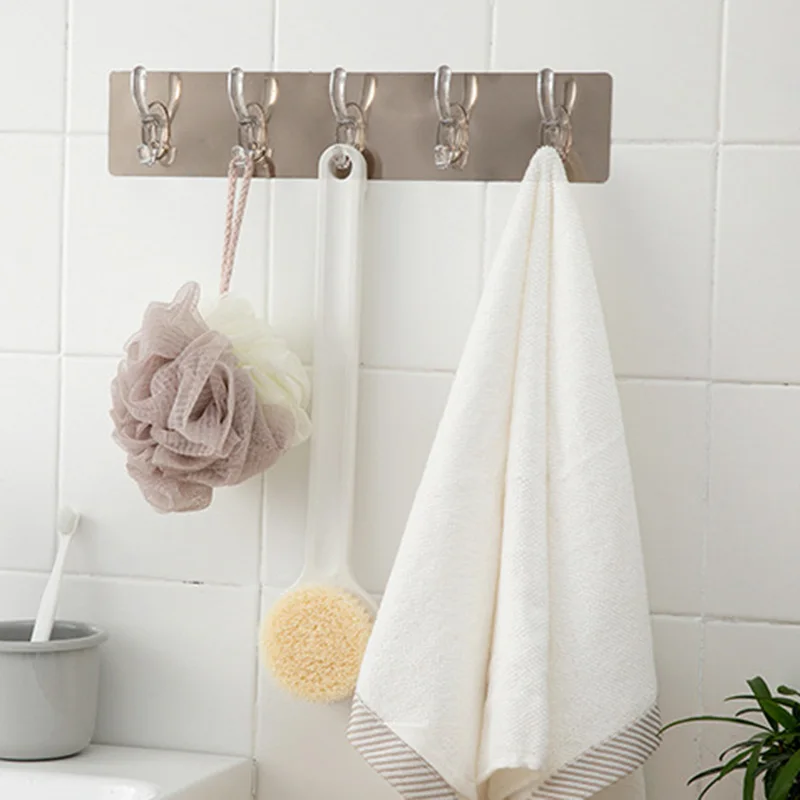 

Transparent Adhesive Seamless Wall Hooks Strong Non Marking Sticking Hook Waterproof Oil-proof No Punching Hooks STTA889
