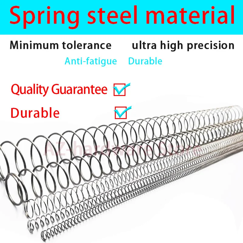 Compressed Spring Pressure Wire Diameter 3.0mm Outer 40mm Length 300mm Release Return 1 Pcs | Обустройство дома