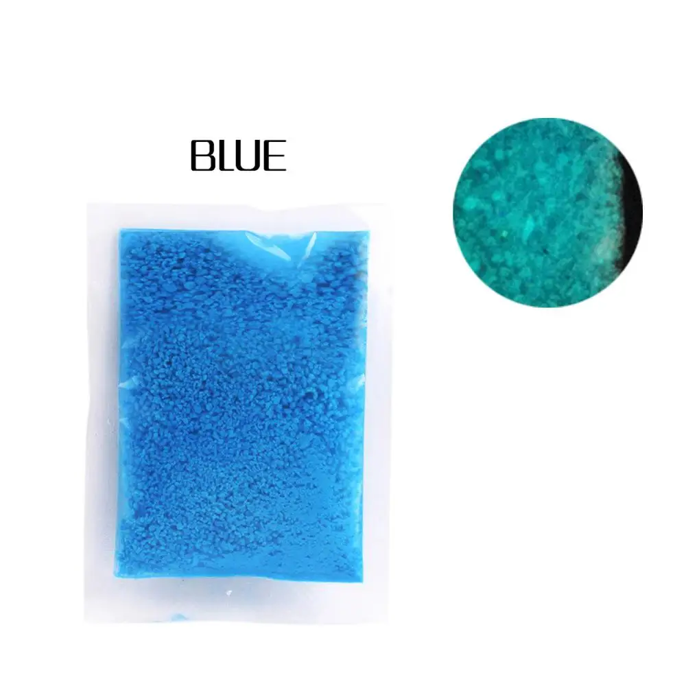 Blue Светится в темноте песок DIY светящаяся рыбка аквариум частицы яркие Люминесцентная вечерние Декор звезда внутри Желая бутылка - Цвет: Blue