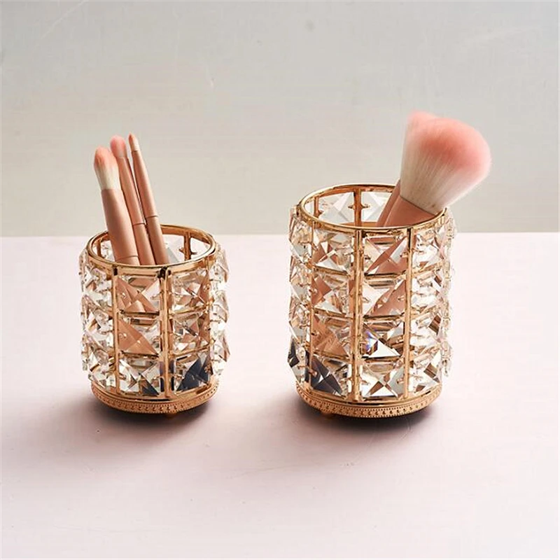 Кисточка с кристаллами тюбик макияж щётка для организации хранения инструментов