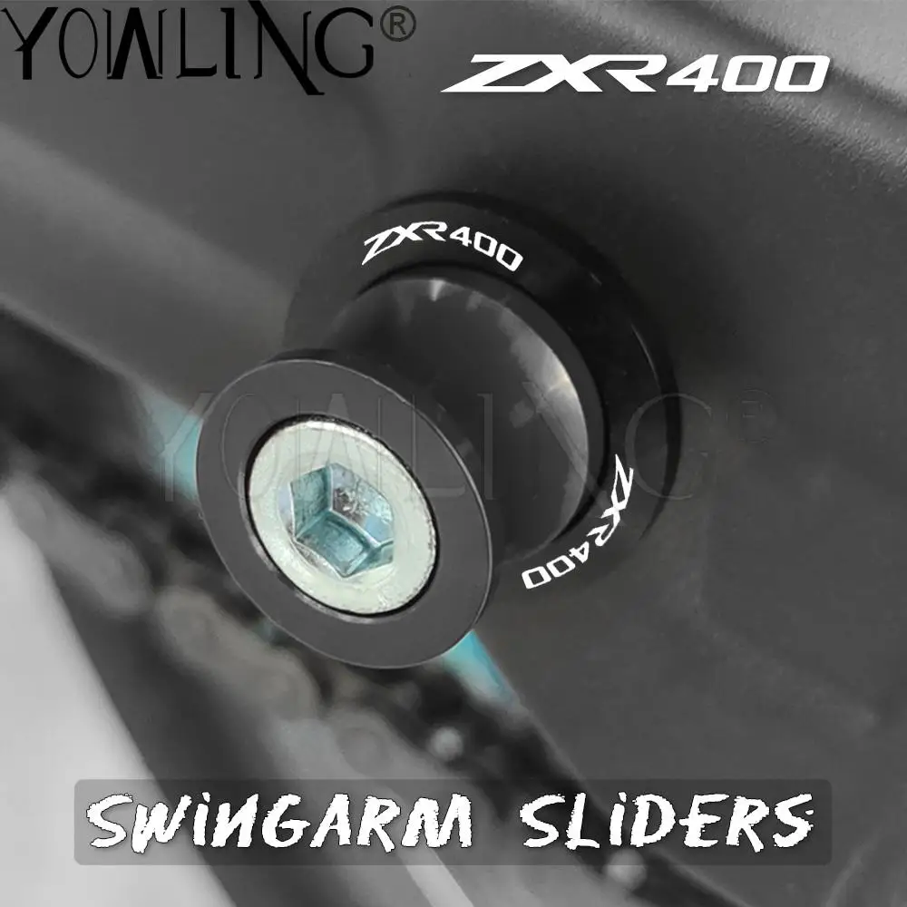 

M8 / M10 For KAWASAKI ZXR400 ZXR 400 ZXR-400 All Years Motorcycle Accessories CNC Aluminum Swingarm Spools Slider Stand Screws