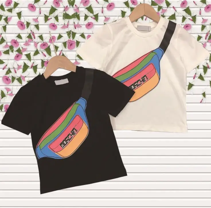 

kids 2021 new summer cotton T-shirt+ boys swim trunks