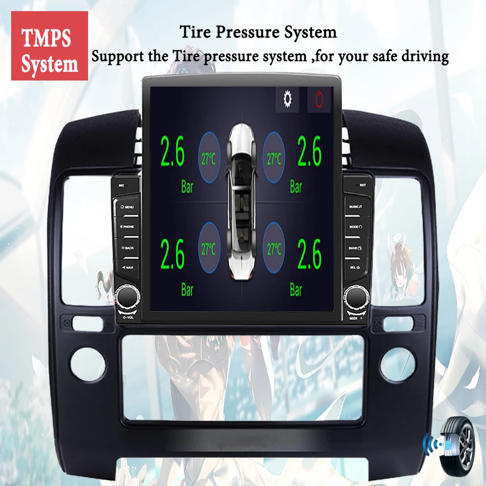 $149.92 For NISSAN Navara 2004+ Android10 8G+128G Auto Radio Audio Video A/V Player Head Unit With GPS Carplay Tape Recorder Cassette