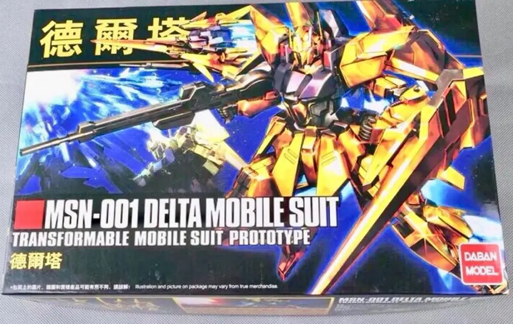 

Аниме Дабан модель HG 1/144 мобильный костюм MSN-001 Delta костюм мобильного воина в собранном виде робот фигурка, Подарочные игрушки для детей