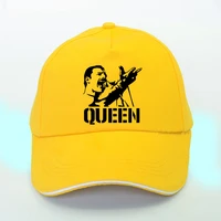 men women freddie mercury the queen rock band baseball cap fashion glitter rock band queen snapback hat