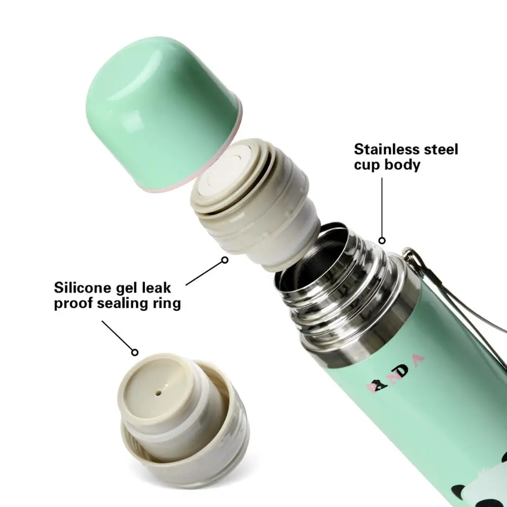 Вакуумная бутылка FISSMAN 500 мл термос из нержавеющей стали с двойными стенками для