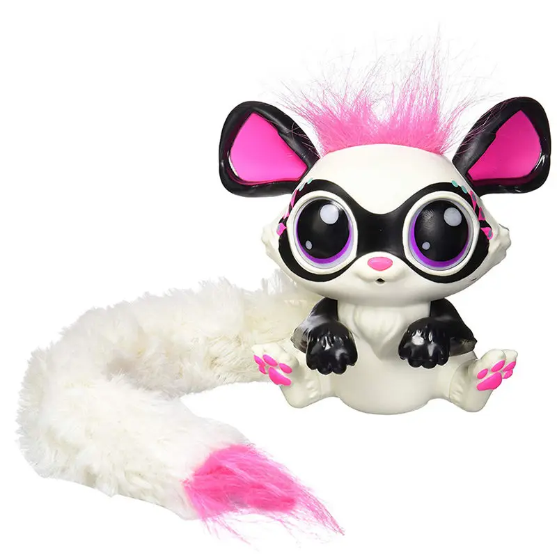 FOX01 Плюшевая игрушка Lil Gleemerz Acousto-optic Touch Interactive Pet волшебный цвет хвост фигурка лисы модель игрушки Дети Рождественские подарки - Цвет: FOX01
