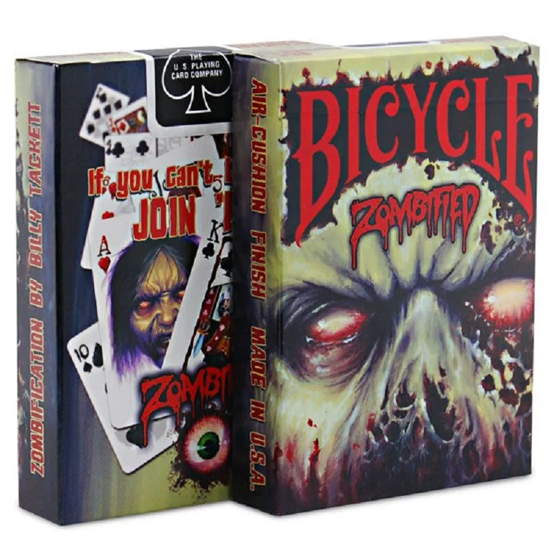 Велосипед Zombified игральные карты для велосипеда обычные Bicycle Deck Rider Back Card Magic Trick