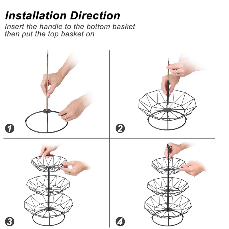 Столешница Фрукты корзина держатель Декоративные настольная подставка идеально