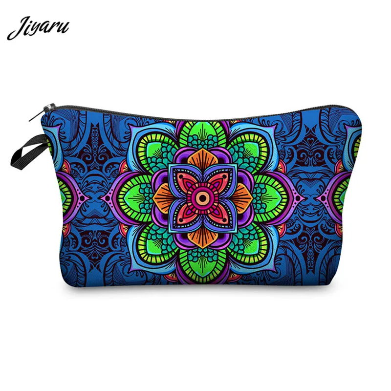 Распродажа косметичка с цветочным принтом женская разноцветный цветочный узор