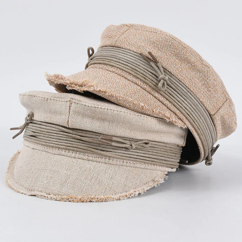 Unisex Adjustable Winter Beret For Women Solid Plain Octagonal Newsboy Burr Flat Top Ladies Casual Cadet Hat Girls Painter Caps