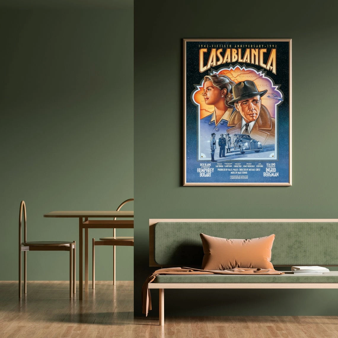 Женская фотография в стиле дня рождения на холсте домашняя (без рамки)